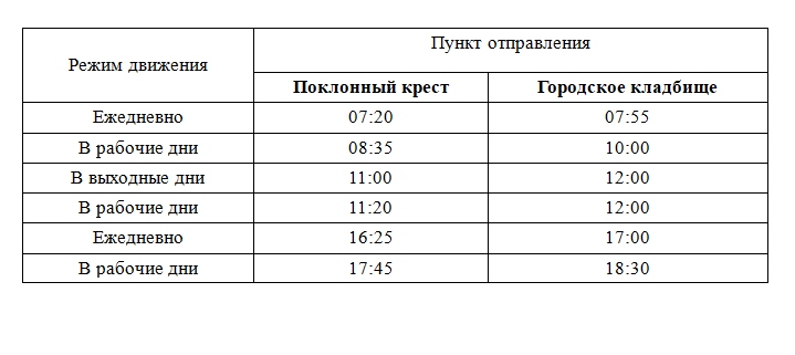 расписание городского автобуса в киреевске