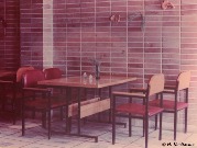 Участник фотоконкурса: Николай Владимирович Ковбасюк (фото из архива военных строителей). Кафе в Общественно-торговом центре, 1980-е гг.