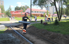 Благоустройство города продолжается