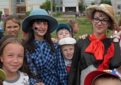 «Космическое путешествие» в школьном лагере