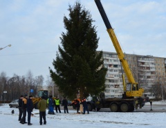 Город готовится к Новому году